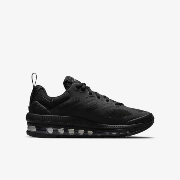 Zapatillas Nike Air Max Genome Older Niños Negras Gris Oscuro | NK819SKH