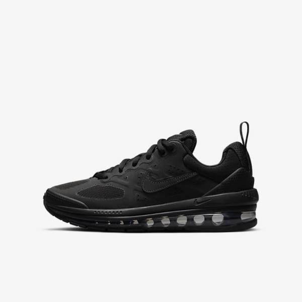 Zapatillas Nike Air Max Genome Older Niños Negras Gris Oscuro | NK819SKH