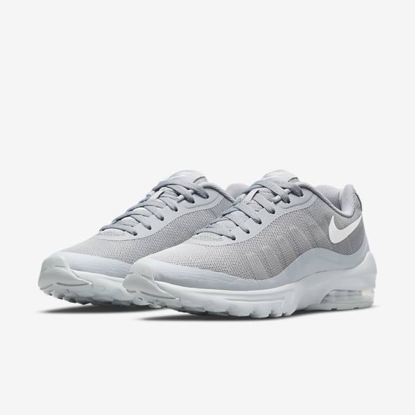 Zapatillas Nike Air Max Invigor Hombre Gris Blancas | NK746TRJ