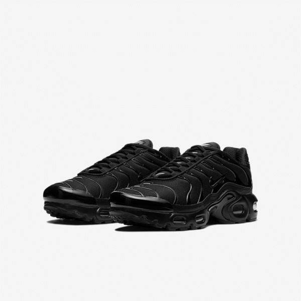 Zapatillas Nike Air Max Plus Older Niños Negras | NK419QBC