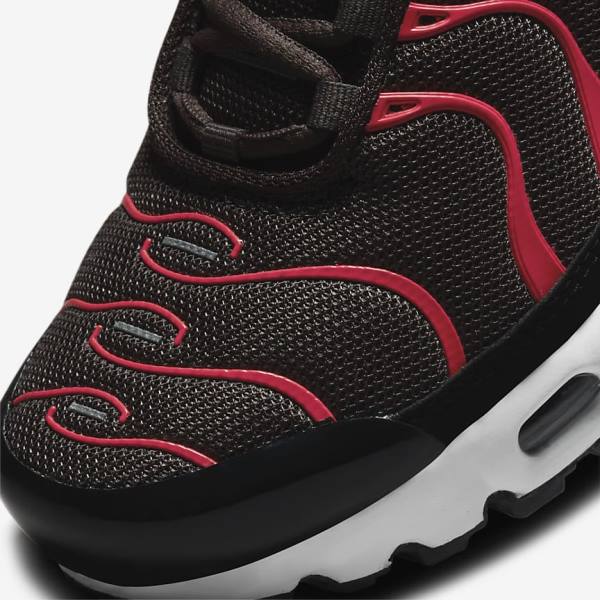 Zapatillas Nike Air Max Plus Older Niños Gris Rojas Blancas Negras | NK527XMN