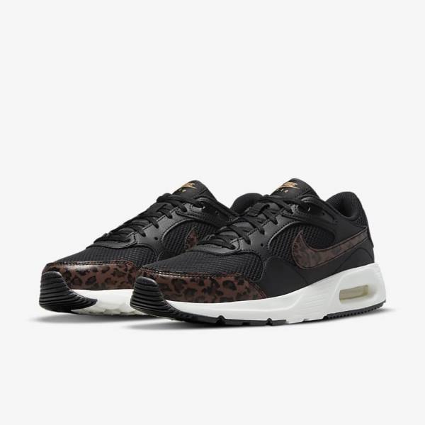 Zapatillas Nike Air Max SC Mujer Negras Metal Doradas Marrones | NK189REV