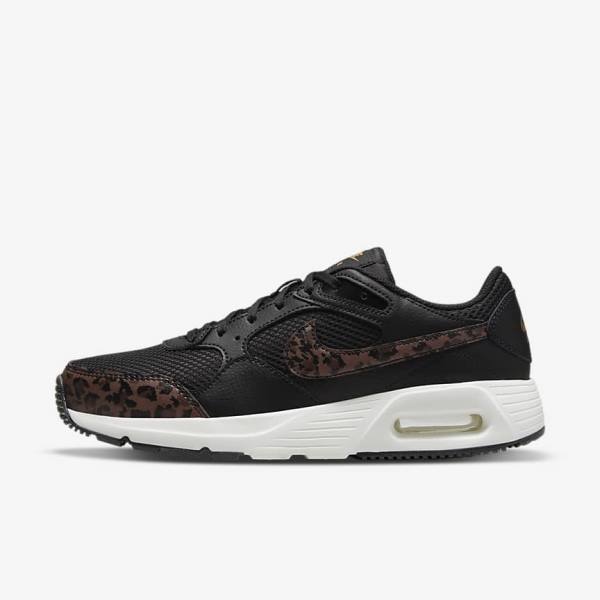 Zapatillas Nike Air Max SC Mujer Negras Metal Doradas Marrones | NK189REV