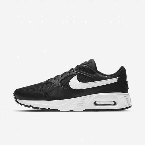 Zapatillas Nike Air Max SC Mujer Negras Blancas | NK769ZPM