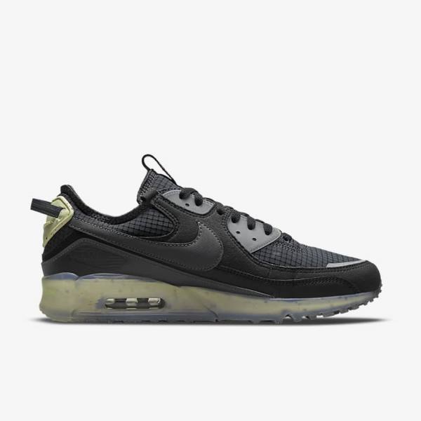 Zapatillas Nike Air Max Terrascape 90 Hombre Negras Verde Claro Gris Oscuro | NK638AEK