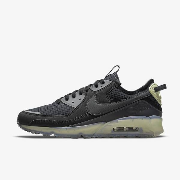 Zapatillas Nike Air Max Terrascape 90 Hombre Negras Verde Claro Gris Oscuro | NK638AEK