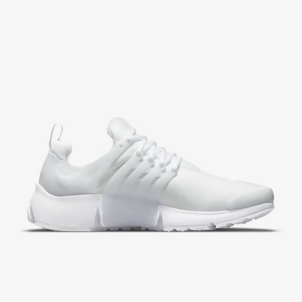 Zapatillas Nike Air Presto Hombre Blancas Plateadas | NK546OXE