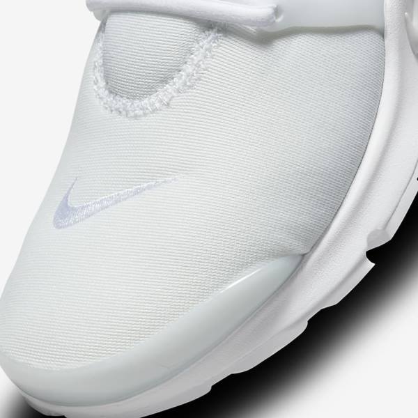 Zapatillas Nike Air Presto Hombre Blancas Plateadas | NK546OXE