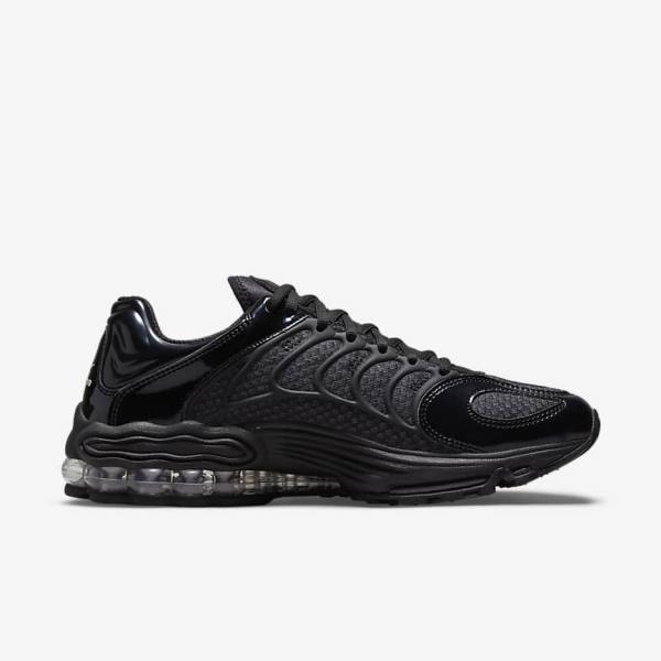 Zapatillas Nike Air Tuned Max Hombre Negras Metal Plateadas Negras | NK614NSV