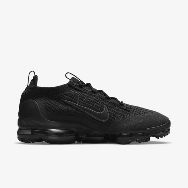 Zapatillas Nike Air VaporMax 2021 FK Hombre Negras Gris Oscuro | NK028NUG