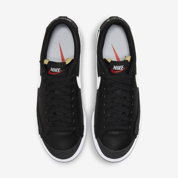 Zapatillas Nike Blazer Low Plataforma Mujer Negras | NK231ZJH