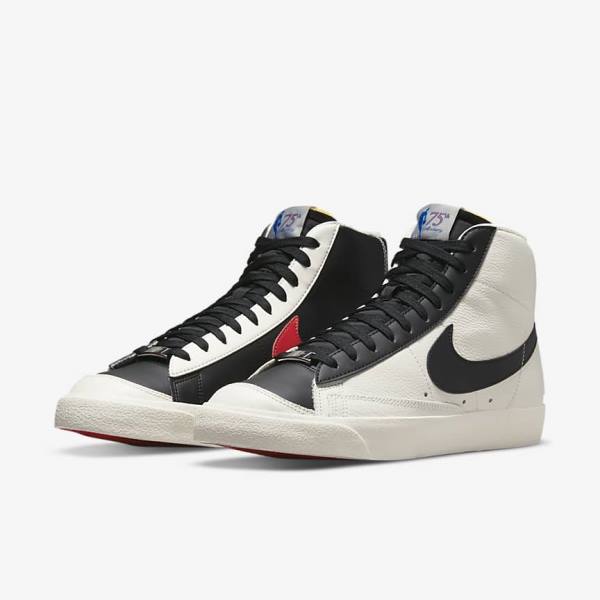 Zapatillas Nike Blazer Mid 77 EMB Hombre Rojas Negras | NK374NSU