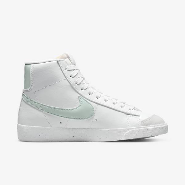 Zapatillas Nike Blazer Mid 77 Next Nature Mujer Blancas Verde | NK819PAD