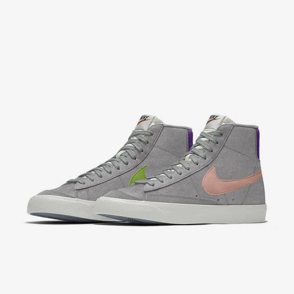 Zapatillas Nike Blazer Mid By You Custom Hombre Multicolor | NK381NWX