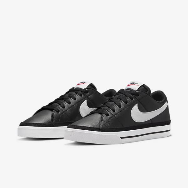 Zapatillas Nike Court Legacy Next Nature Mujer Negras Naranjas Blancas | NK519HKS