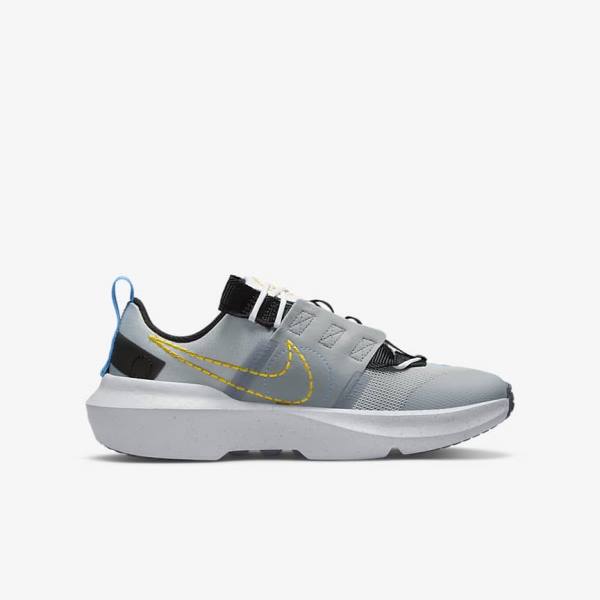 Zapatillas Nike Crater Impact Older Niños Gris Claro Azules Blancas | NK074VLB