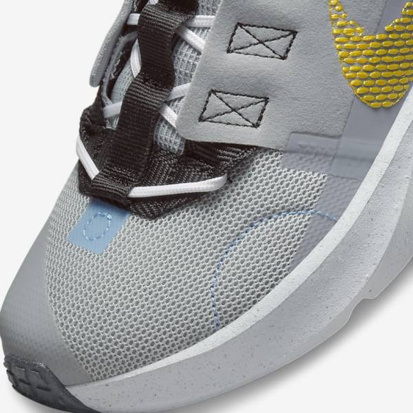 Zapatillas Nike Crater Impact Older Niños Gris Claro Azules Blancas | NK074VLB