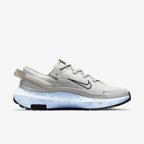 Zapatillas Nike Crater Remixa Hombre Gris Azules Beige Claro Negras | NK640RHS