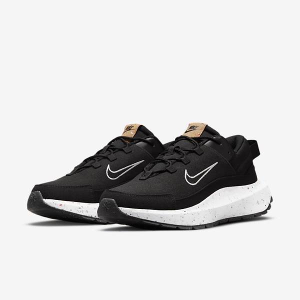 Zapatillas Nike Crater Remixa Hombre Negras Gris Oscuro Blancas | NK860QVJ