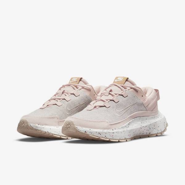 Zapatillas Nike Crater Remixa Mujer Rosas Blancas Creme | NK408VFY