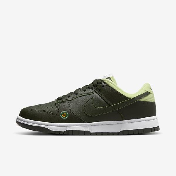 Zapatillas Nike Dunk Low LX Mujer Verde Oliva Verde | NK106UNJ