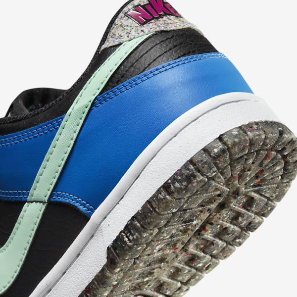 Zapatillas Nike Dunk Low SE Older Niños Negras Azules Claro Rosas Verde Menta | NK731EIR