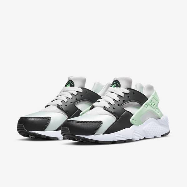 Zapatillas Nike Huarache Run Older Niños Blancas Verde Menta | NK532LBC