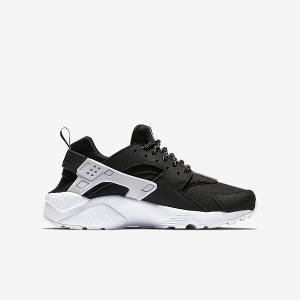 Zapatillas Nike Huarache SE Older Niños Negras Blancas | NK037XFB