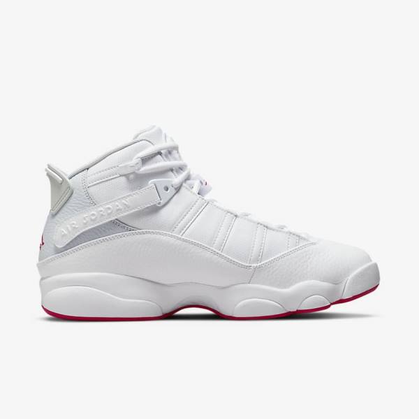 Zapatillas Nike Jordan 6 Rings Hombre Blancas Plateadas | NK584QUI