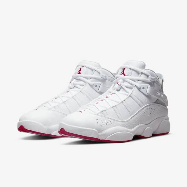 Zapatillas Nike Jordan 6 Rings Hombre Blancas Plateadas | NK584QUI