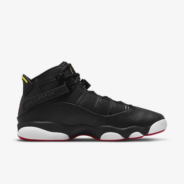 Zapatillas Nike Jordan 6 Rings Hombre Negras Blancas Amarillo Rojas | NK950NDC