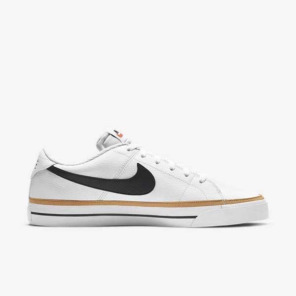 Zapatillas Nike NikeCourt Legacy Hombre Blancas Marrones Claro Negras | NK716BGR