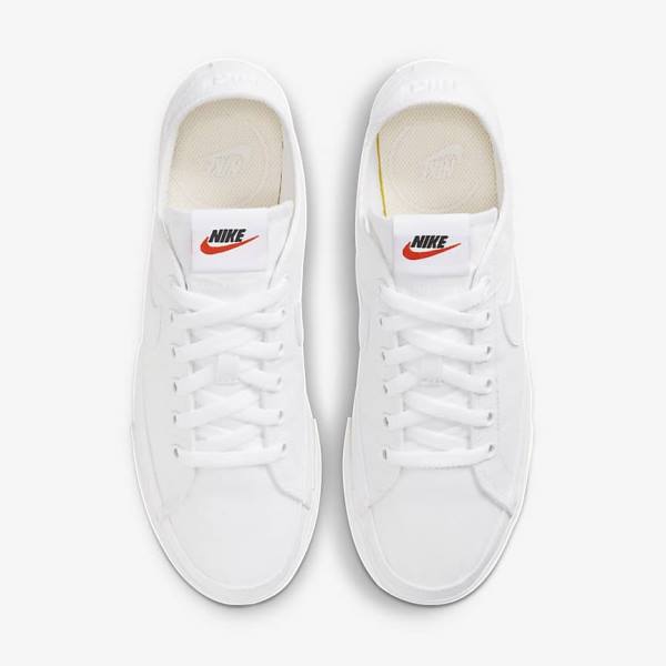 Zapatillas Nike NikeCourt Legacy Lona Mujer Blancas | NK724DGQ