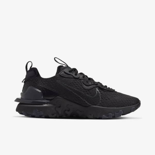 Zapatillas Nike React Vision Hombre Negras Gris Oscuro | NK043OVU