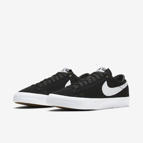 Zapatillas Nike SB Zoom Blazer Low Pro GT Mujer Negras Marrones Claro Blancas | NK841MGU