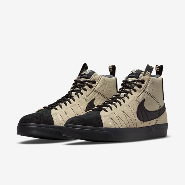 Zapatillas Nike SB Zoom Blazer Mid Premium Mujer Naranjas Negras | NK092FJX