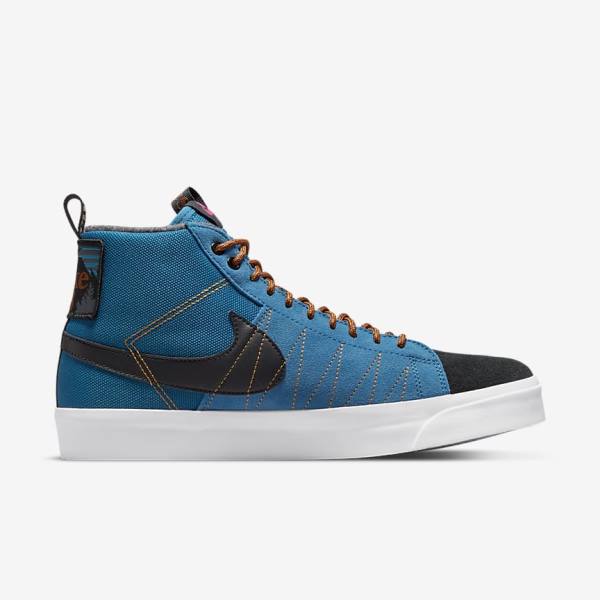 Zapatillas Nike SB Zoom Blazer Mid Premium Mujer Negras | NK329XCV