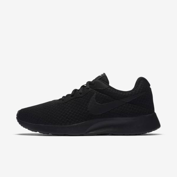 Zapatillas Nike Tanjun Mujer Negras Blancas | NK916IDO