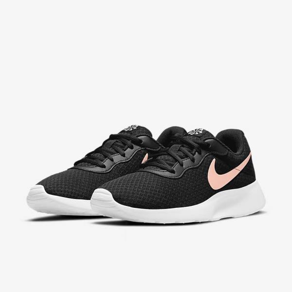 Zapatillas Nike Tanjun Mujer Negras Blancas Metal Rojas Marrones | NK980WFN