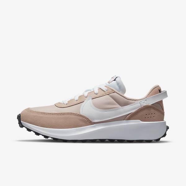 Zapatillas Nike Waffle Debut Mujer Rosas Rosas Kaki Rosas Blancas | NK459HAE