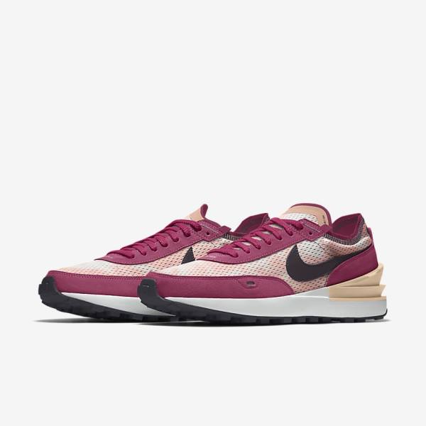 Zapatillas Nike Waffle One By You Custom Mujer Multicolor | NK104HKM