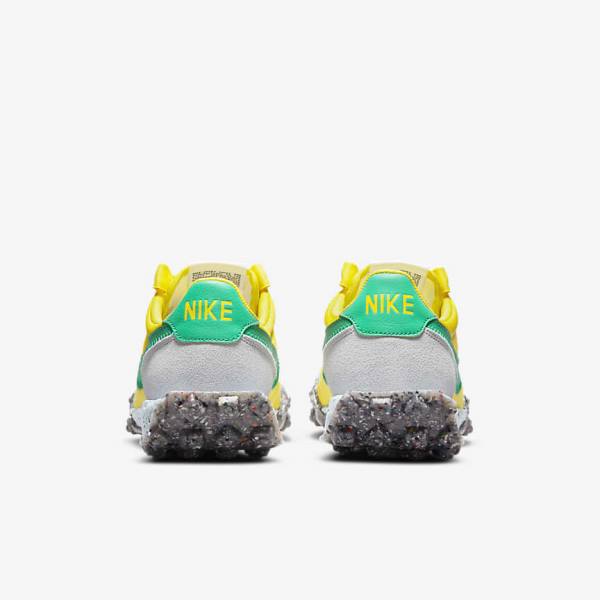 Zapatillas Nike Waffle Racer Crater Mujer Amarillo Azules Verde | NK152UEI