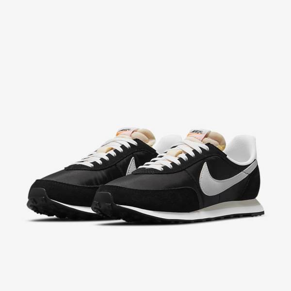 Zapatillas Nike Waffle Trainer 2 Hombre Negras Naranjas Blancas | NK124HJN