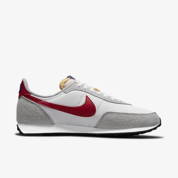 Zapatillas Nike Waffle Trainer 2 Hombre Blancas Gris Claro Azul Real Rojas | NK140AHS