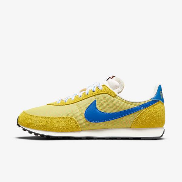 Zapatillas Nike Waffle Trainer 2 SD Hombre Amarillo Doradas Azul Real | NK564RTP