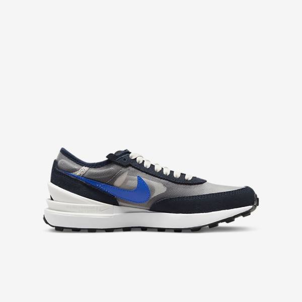 Zapatillas Para Caminar Nike Waffle One Older Niños Obsidian Oscuro Negras Azul Real | NK105VUR