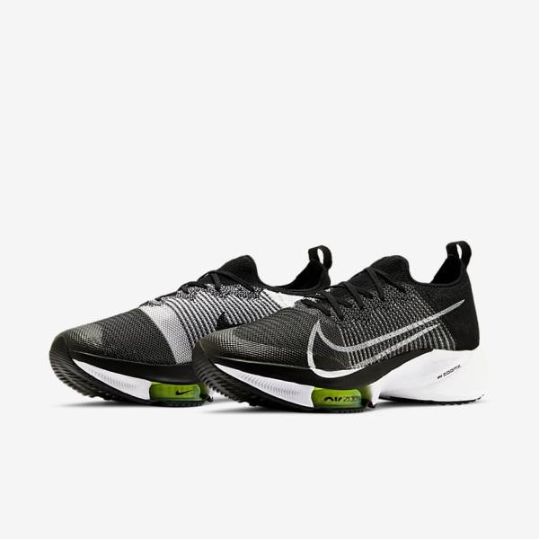 Zapatillas Running Nike Air Zoom Tempo NEXT% Carretera Hombre Negras Blancas | NK781MHB