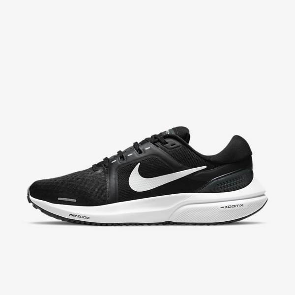 Zapatillas Running Nike Air Zoom Vomero 16 Carretera Mujer Negras Gris Oscuro Blancas | NK034ZKB