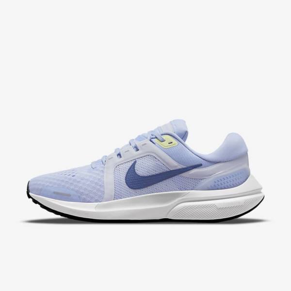 Zapatillas Running Nike Air Zoom Vomero 16 Carretera Mujer Azules Claro Gris Blancas Azul Marino | NK317WCE