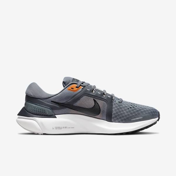 Zapatillas Running Nike Air Zoom Vomero 16 Carretera Hombre Gris Gris Oscuro Negras | NK503NVZ